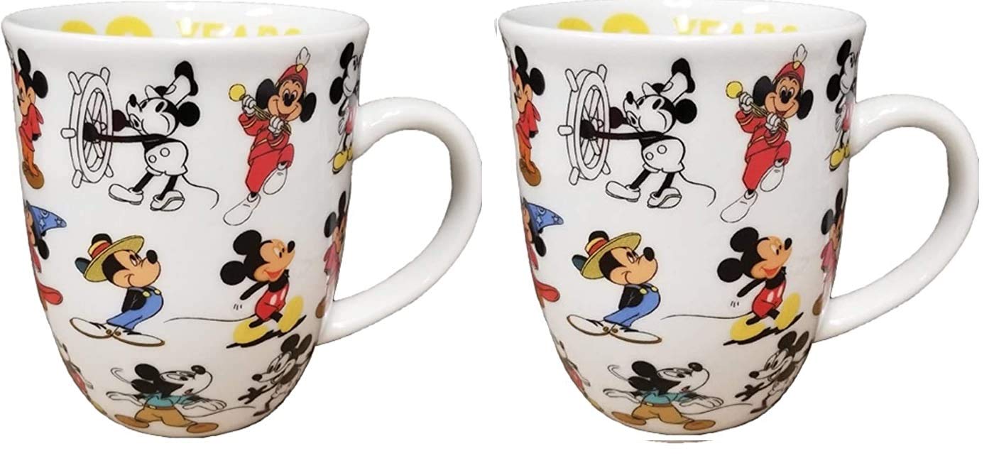 Mickey 90th coffret cadeau tasses Disney en porcelaine pour fans de Mickey