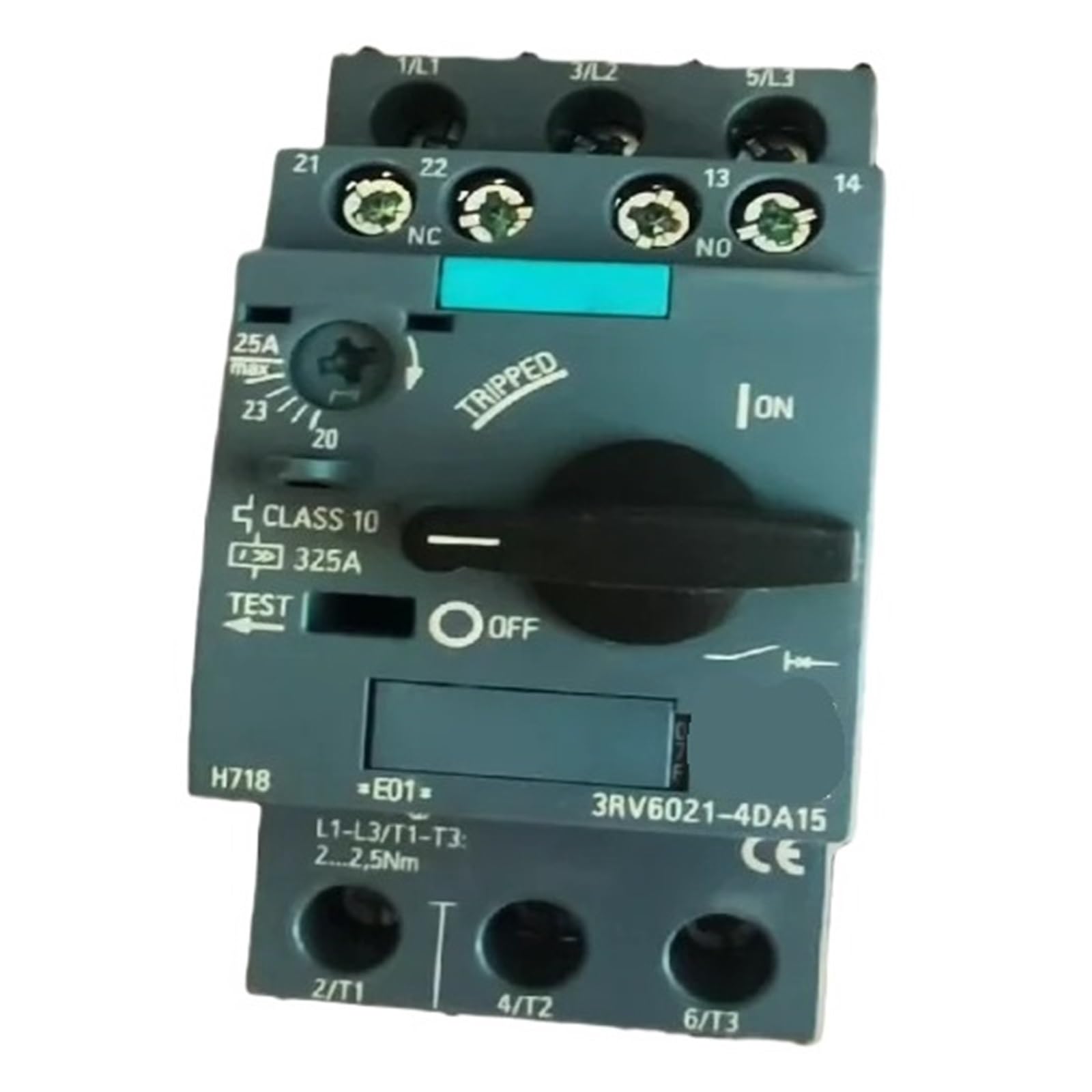 Disjoncteur 3RV6021-4DA15 11KW 20-25A pour la protection de moteur triphasé