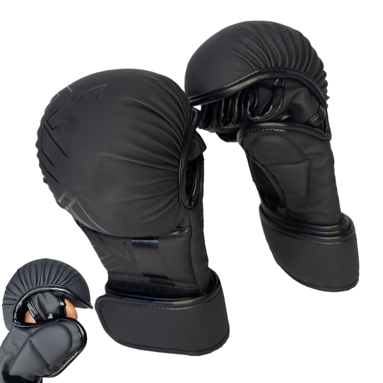 Guantes de perforación y boxeo con ajuste regulable para equipo de ejercicio 8