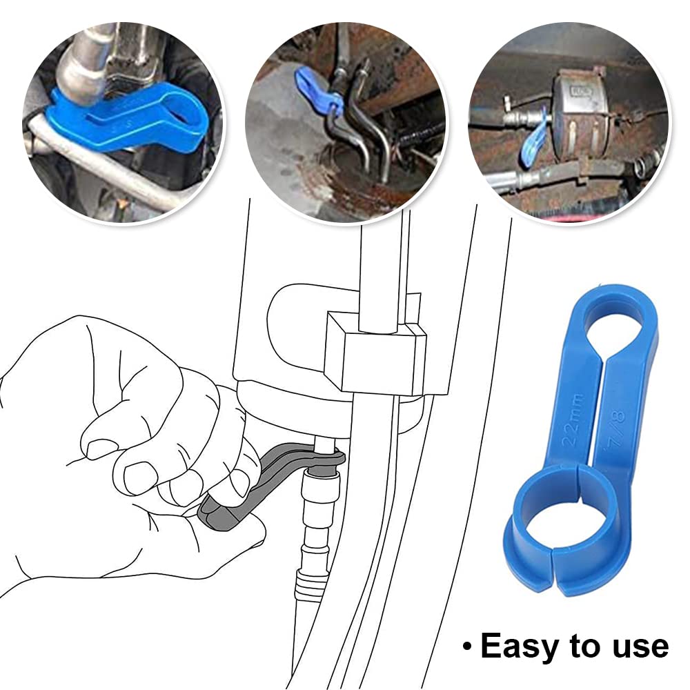 MACHSWON Lot De 7 Outils De Déconnexion De Conduite De Carburant - Outil De Démontage De Tuyau D'huile De Climatisation Automobile - 0,6 à 7,2 Cm