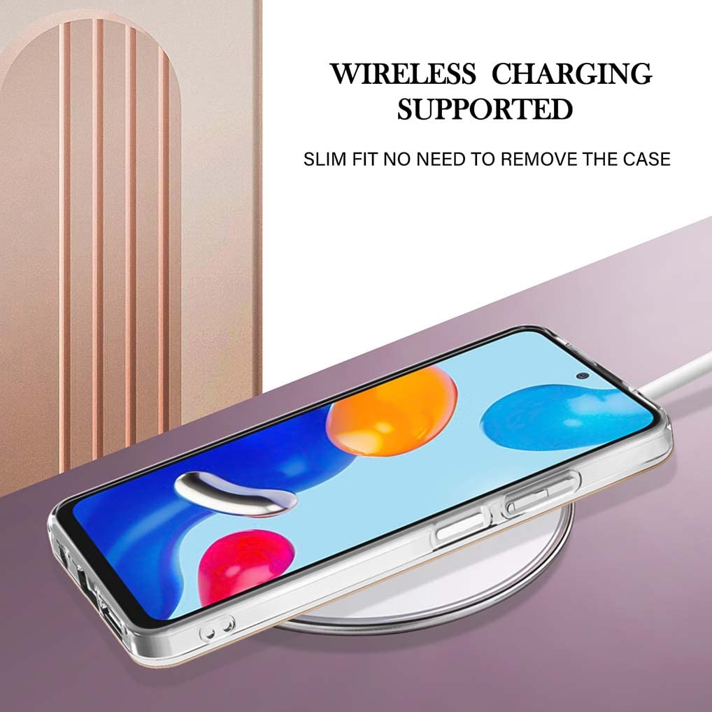 SEAHAI Coque Pour Xiaomi Redmi Note 11S/Redmi Note 11 4G Coque, Ultra Mince Silicone TPU