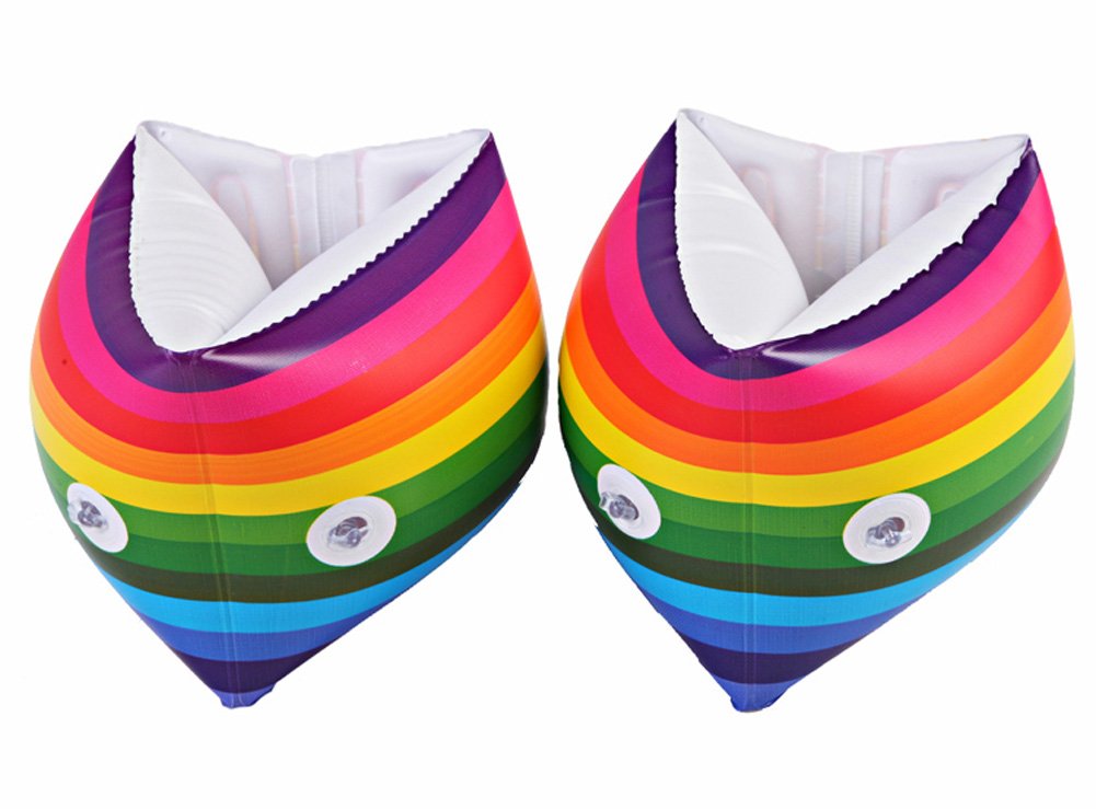 Swim Water Wings Floaties Arm Bands Rings Swimming Pool Floats Swim Vest for Kids (10 Years+) and Adults