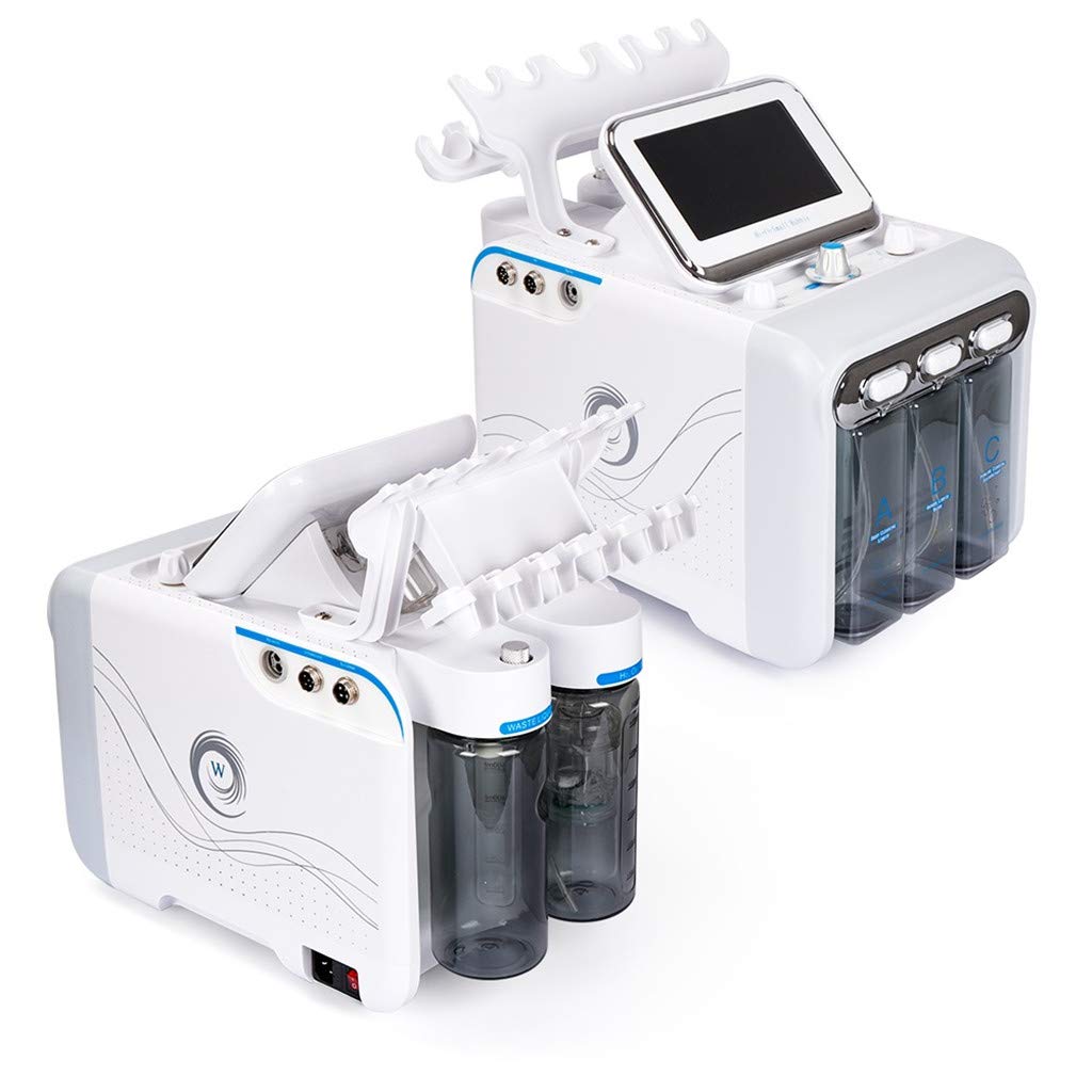 RAXST Hidrógeno y oxígeno Máquina de Belleza, 7-en-1 Profesional Diamante microdermabrasión máquina Peeling Agua Hydro dermoabrasión RF depurador HydraFacial Máquina
