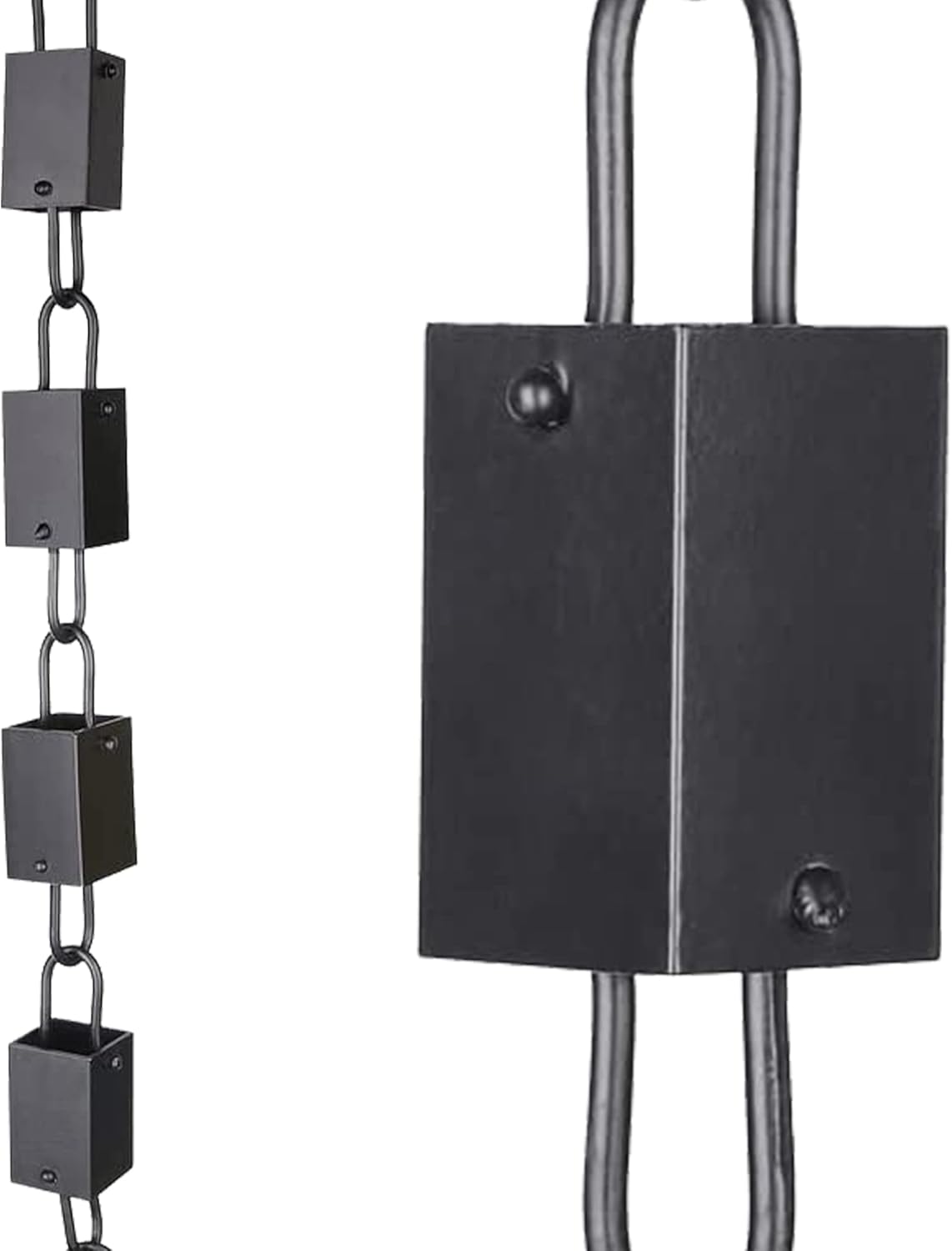 Rain Chains Pacific Square Cup Rain Chain 8.5 ft
