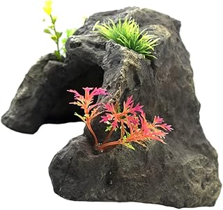 POPETPOP 1Pc Tartaruga Terraço Artesanato Resina Animais Tanque De Peixes Tartaruga Marinha Montanha Descanso Caverna Aquário Ornamento Artesanato Ornamento Esconderijo De Tartaruga