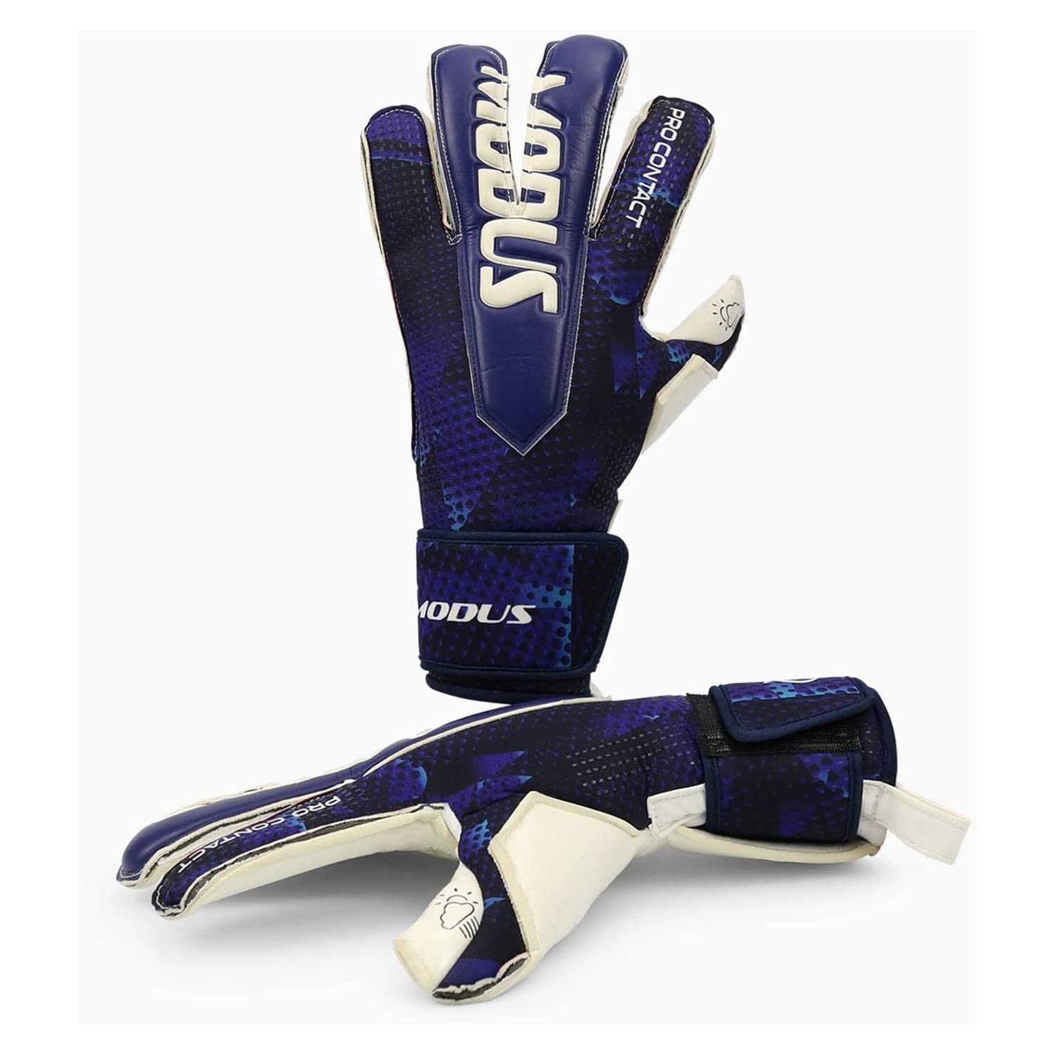 Modus Pro Contact Goalkeeper Gloves | Goalie Goalkeeper Glove | Gloves With Super Grip | Suitable for Professional Matches | Imported Premium Latex Size - 8