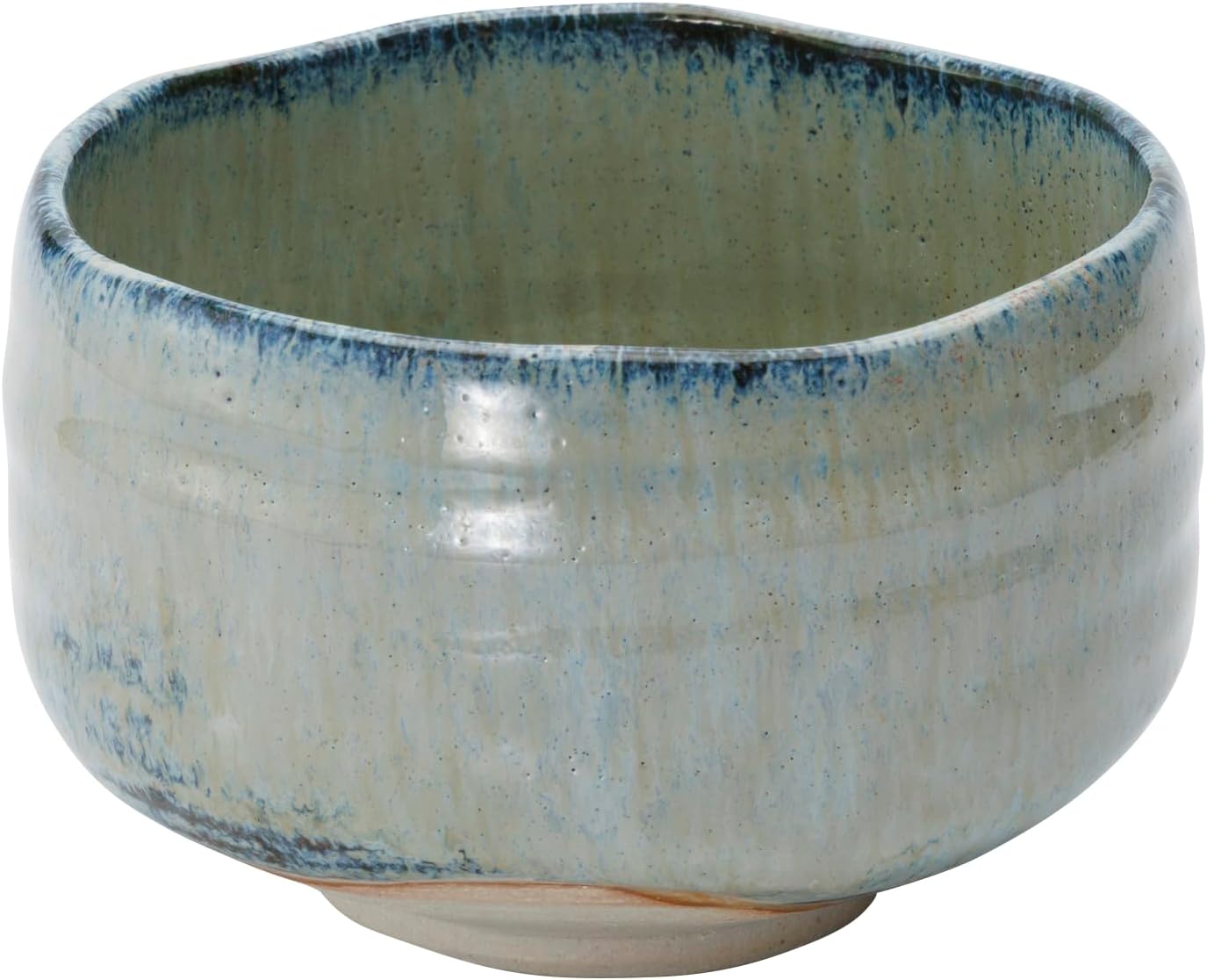 Mino Ware 505-21 Matcha Bowl, Matcha Rice Bowl, Diameter Approx. 4.7 inches (12 cm), White Glaze, Made in Japan