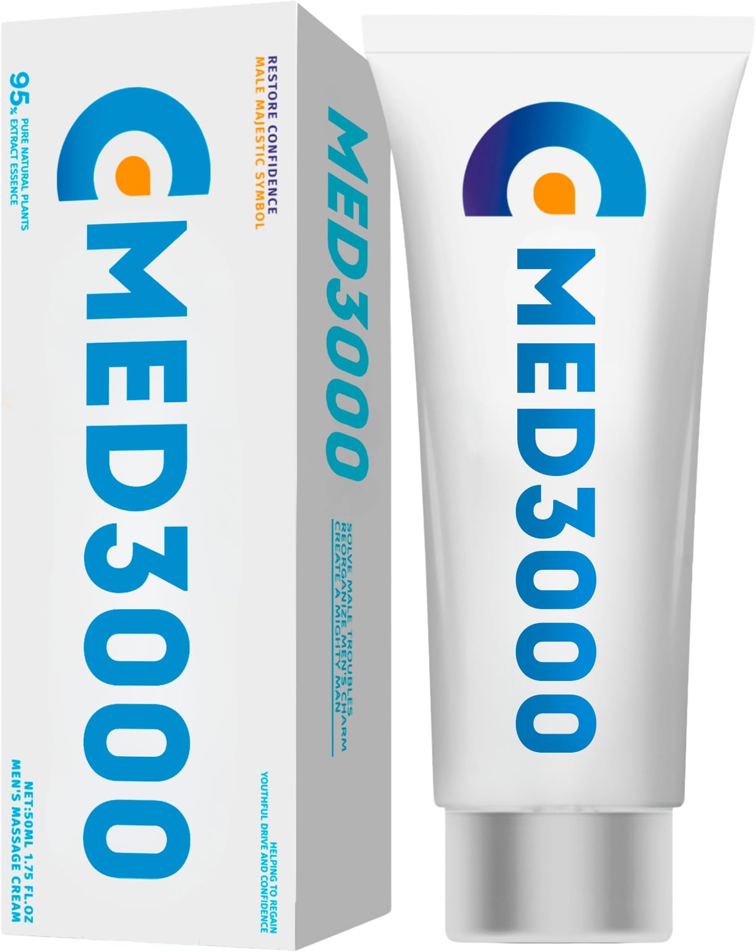 Amazon.com : Med3000 Gel for Men Gold - Stimulating Male Massage Cream ...