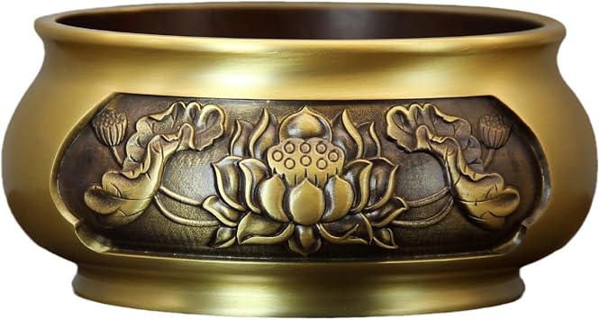 Lotus Incense Burner Home Indoor Decor Pray for Blessings Relaxation Tools Traditional Chinese Prayer Censer