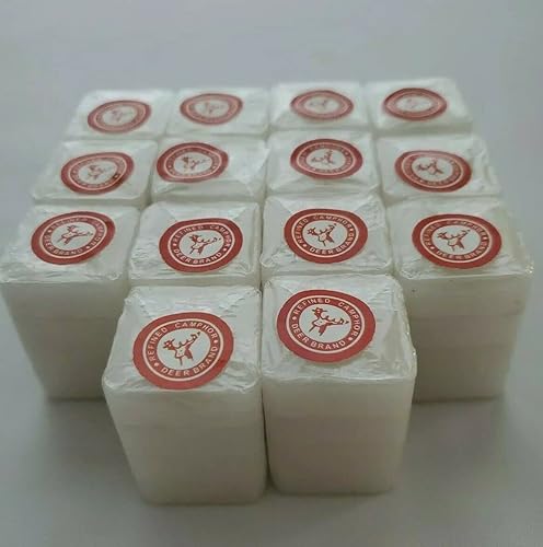 Miniatura 3 de Deer Camphor 64 Tabletas, eliminador de olores natural refinado, aromaterapia, incienso y puja. Alcanfor