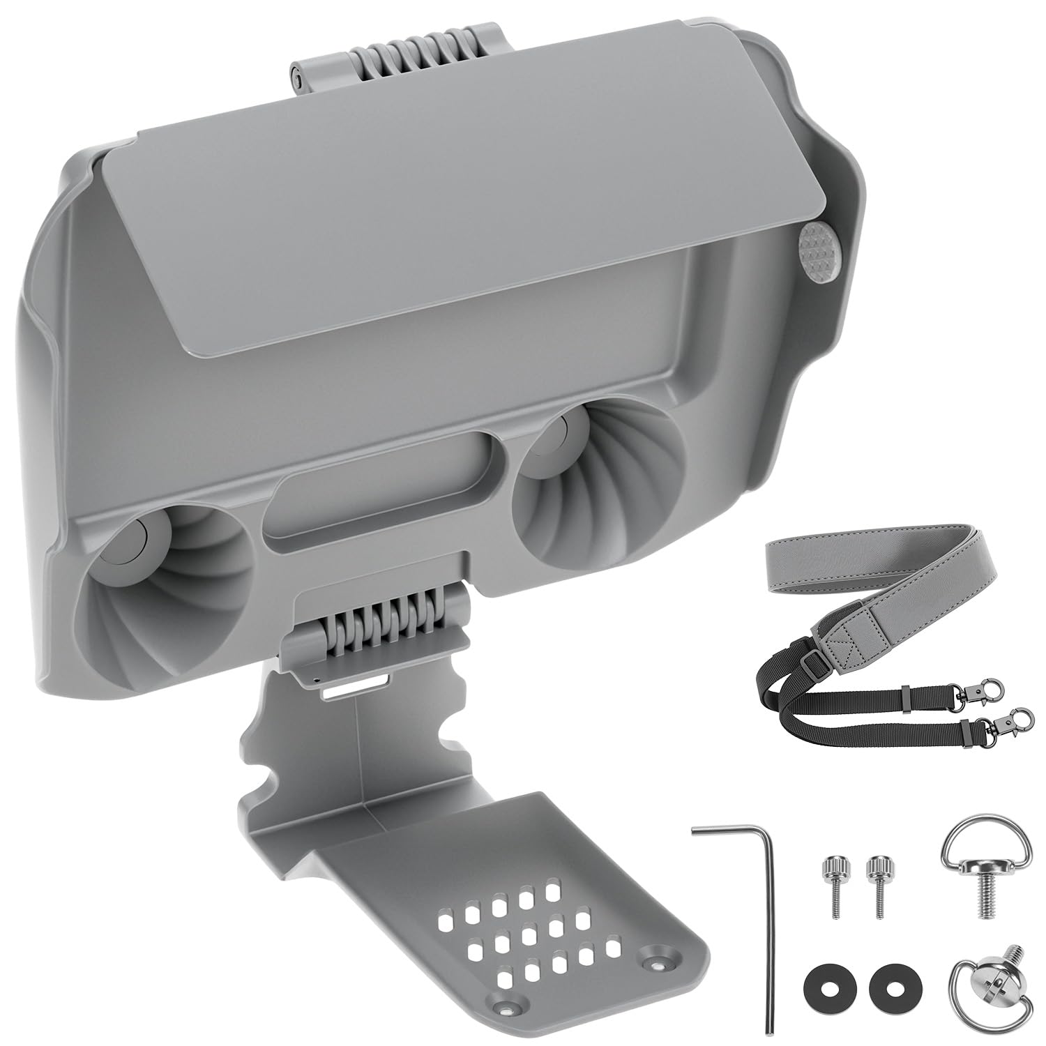 QWORK® Pare Soleil + Kit Longe Compatible avec DJI Mavic 4 Pro/Flip RC2 Contrôle à Distance