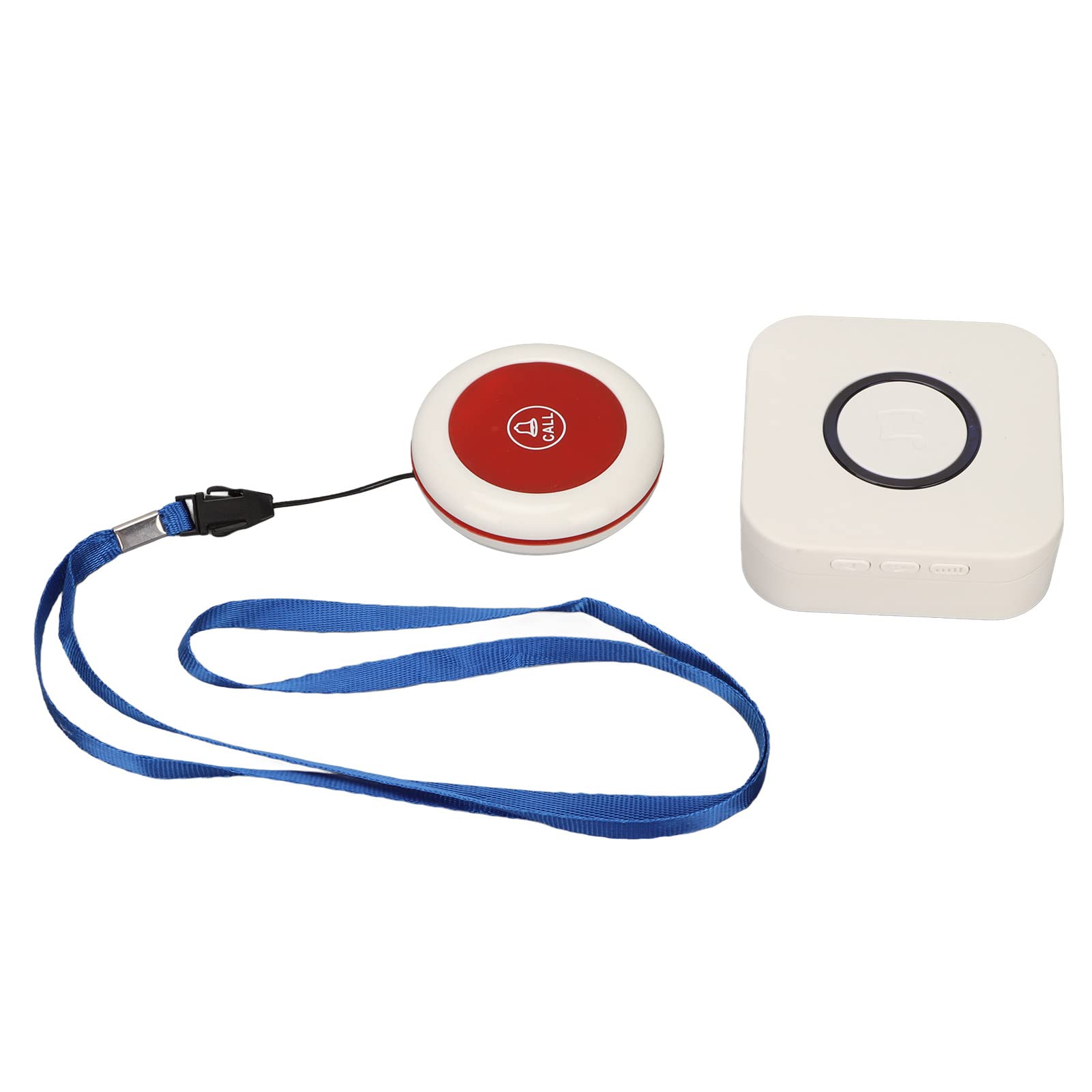 Caregiver Pager di Chiamata Infermiera Wireless Pulsante di Chiamata di Allarme Wireless 900+ Piedi per Anziani Paziente Anziano Ospedale Domiciliare