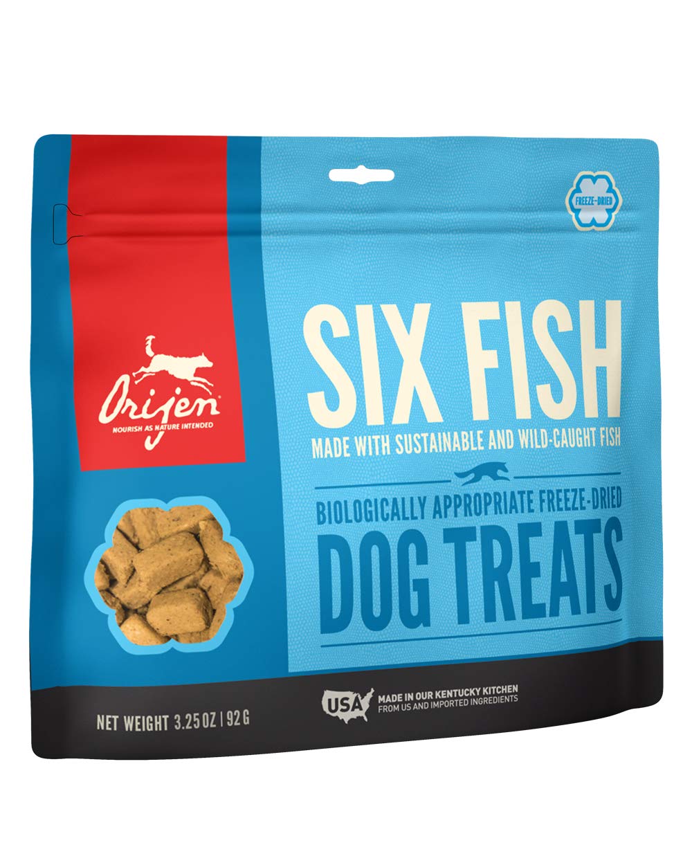 ORIJEN Freeze Dried Dog Treats, Grain Free, High Protein, Made in USA