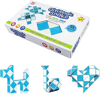 レア　ルービックキューブ　マジックルーラー　ルービックスネーク Amazon | 大型スネークキューブパズル フィジェット感覚玩具