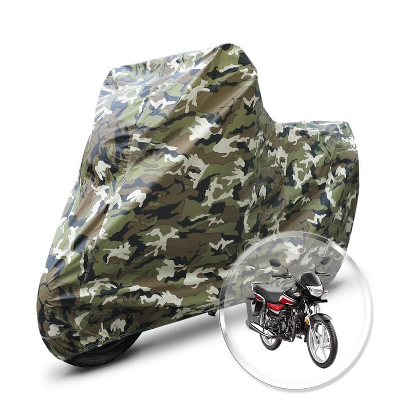 Image of Neodrift Adult,Kid 'Junglemax' Suitable Bike Cover for Honda Cd 110 Dream (All-Weather Motorcycle Protection, Water & Uv Resistant, Dustproof, Windproof).