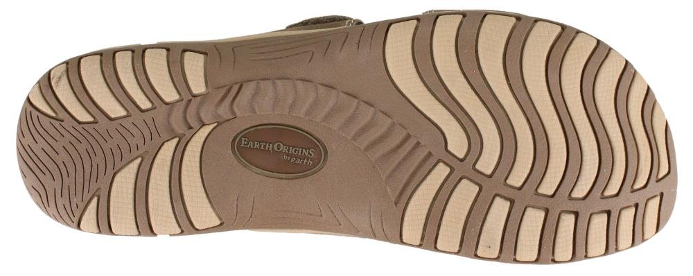 Earth Origins Women's, Sizzle Slide Sandal Brown W B2B Liquidation