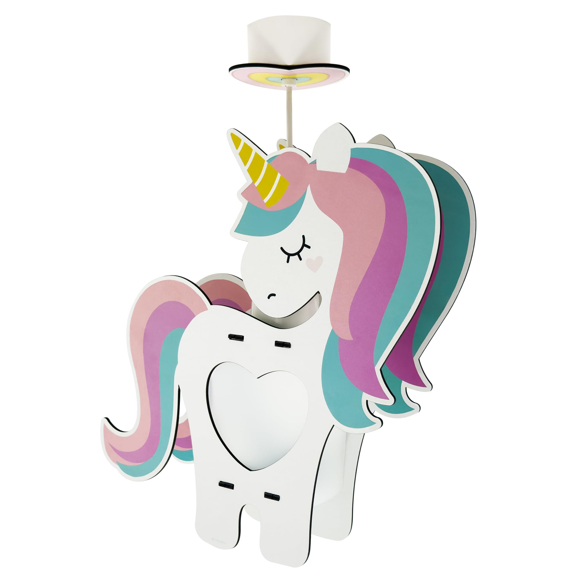 Dalber Unicorn Children's Hanging Ceiling Lamp