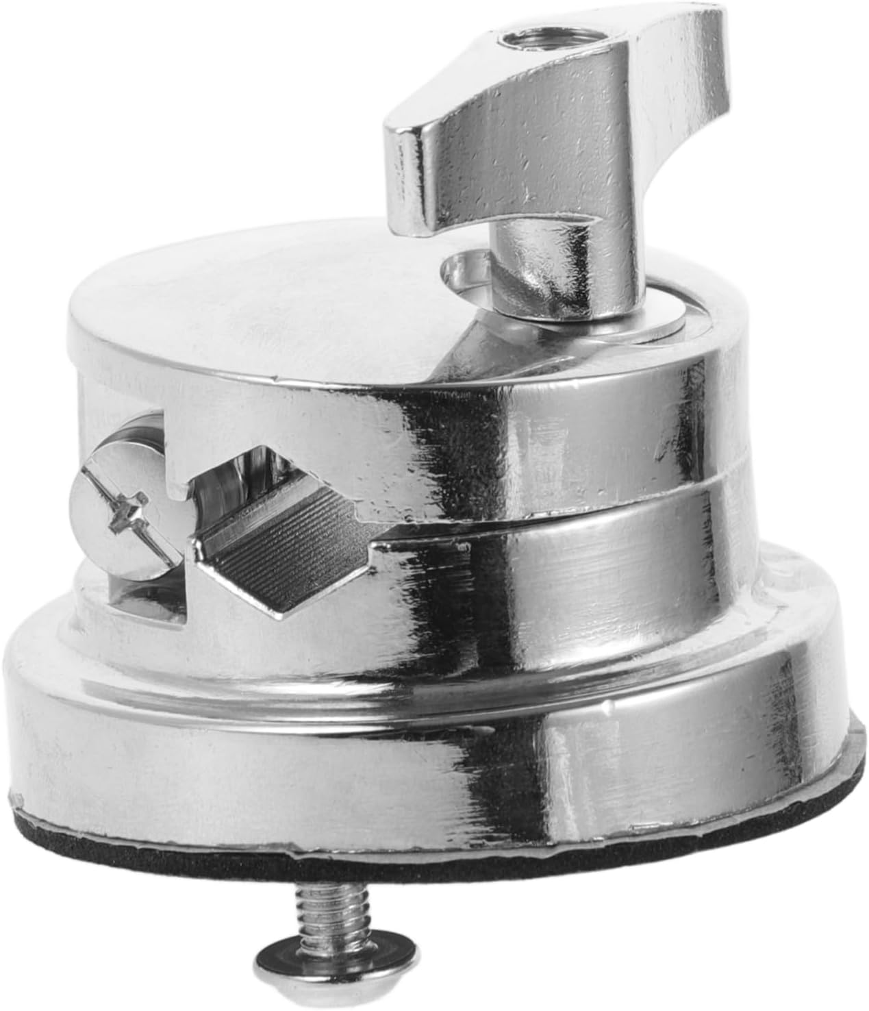 Abaodam 3pcs Drum Leg Base Bracket for Percussion Zinc Alloy Mount for Drum Easy to Install for Musicians and Students