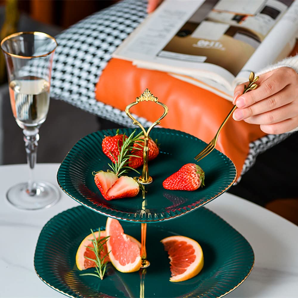 Présentoir à Cupcakes à 3 étages En Porcelaine Pour Gâteau