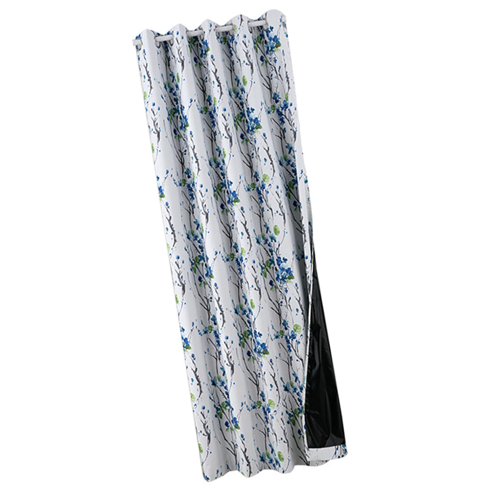 carotoe Print Curtain with Grommets Thermal Insulated Light Blocking Window Drape for Bedroom Darkening Curtain with Grommets Top
