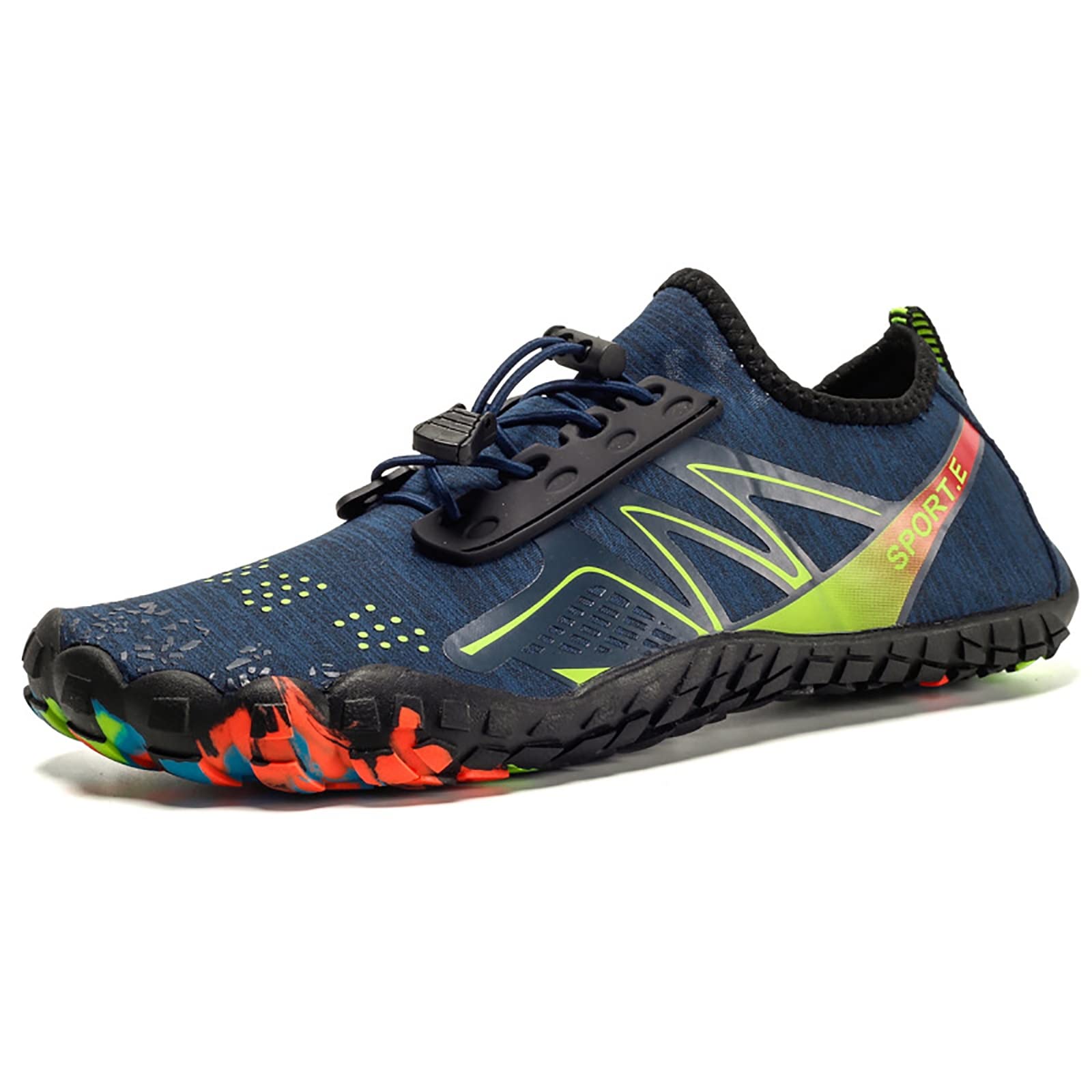 Buty boso Męskie Kobiety, Trekking Lekkie podparcie łuku Antypoślizgowe Outdoor Trail Running Beach Water Trainers, na siłownię Swim Snorkeling Surfing Buty do wody(Blue,39 EU)