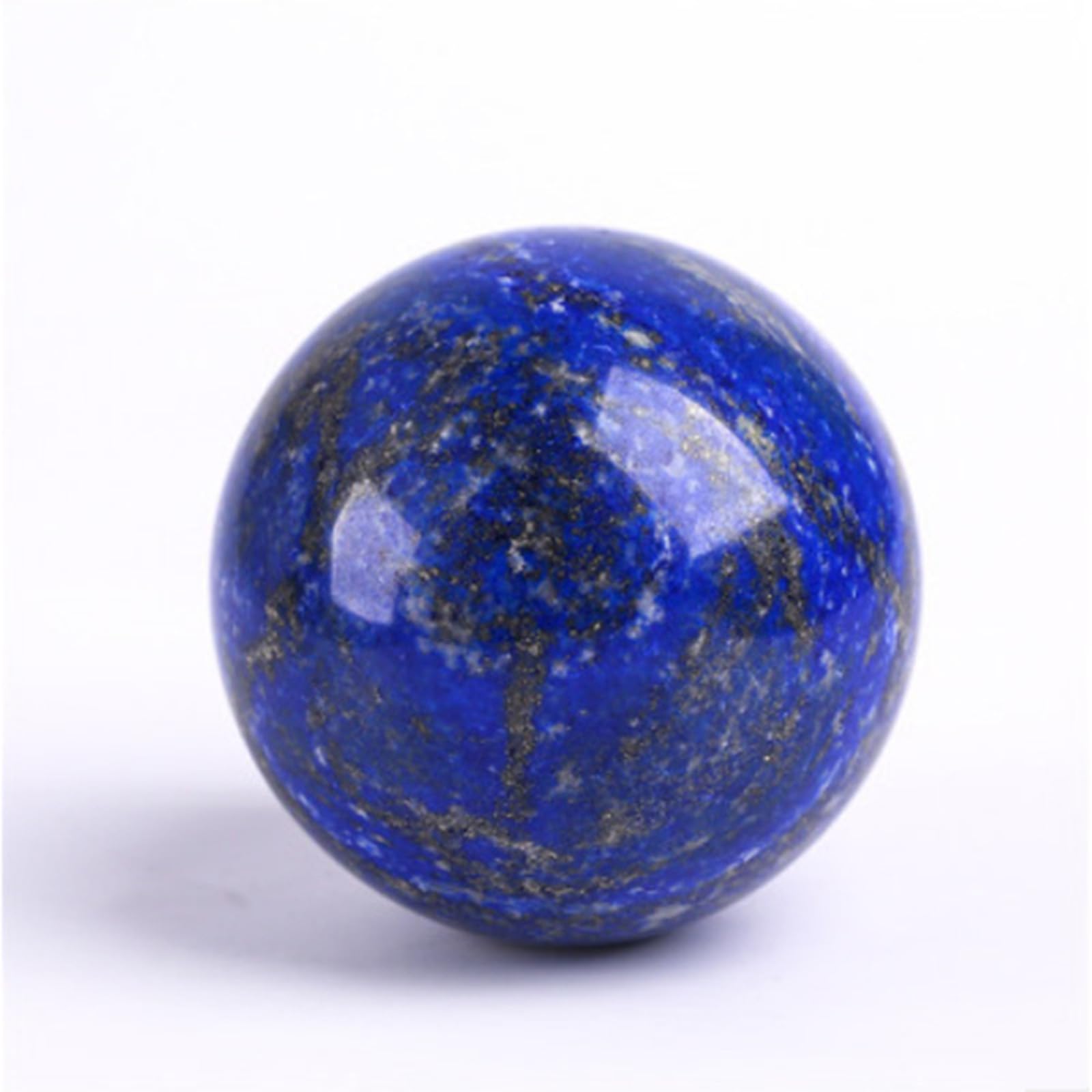 AARTERZZA Blues Lapis Lazuli Crystal Sphere, Ball Quartz Rock Decorative,Polished Divination for,Fortune Teller,Feng Shui, Scrying,Magic,Home Decor,60mm/2.4in