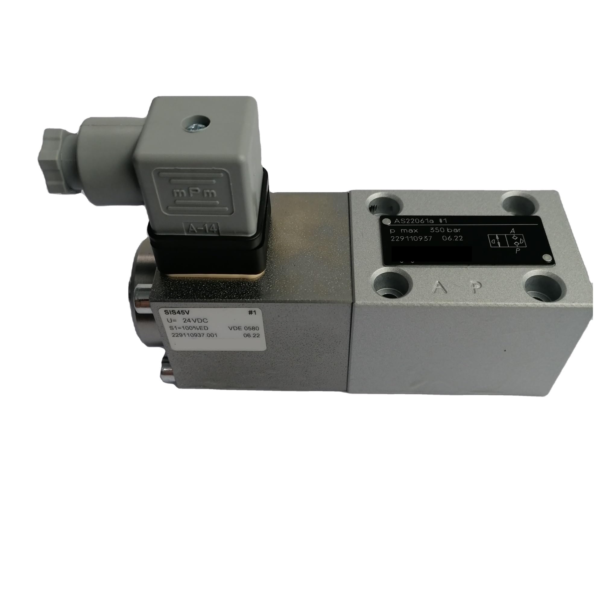 Huuoqiwy One Color Solenoid Operated Poppet Valve As32061a-G24