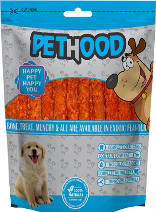 Image of Lamb Flavour Dog Munchy Sticks - 450g | Healthy Dog Treats & Chews for All Breeds | High Protein, Low Fat | Long-Lasting Treats for Dogs of All Ages