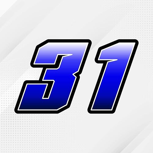 Miniatura 7 de MC MOTOPARTS 3 calcomanías personalizadas de números de carreras de vinilo de 3 a 10 pulgadas para Beta 200RR KLX 110 TTR 125 YZ 125 CRF250F