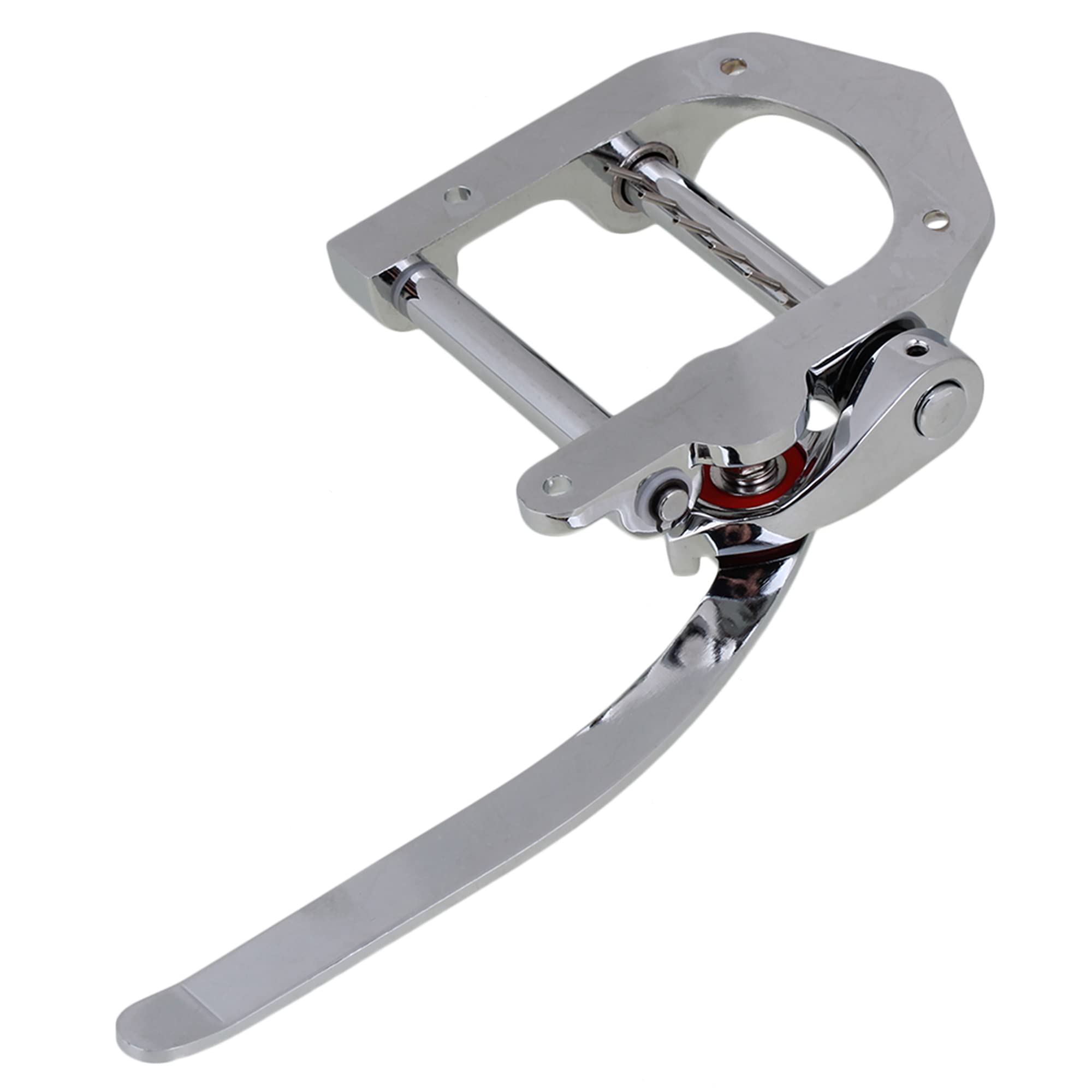 BQLZR Sliver Zinc Alloy Guitar Unit Vibrato Tailpiece Bridge for Electric Guitar Suitable for Right Hand Use