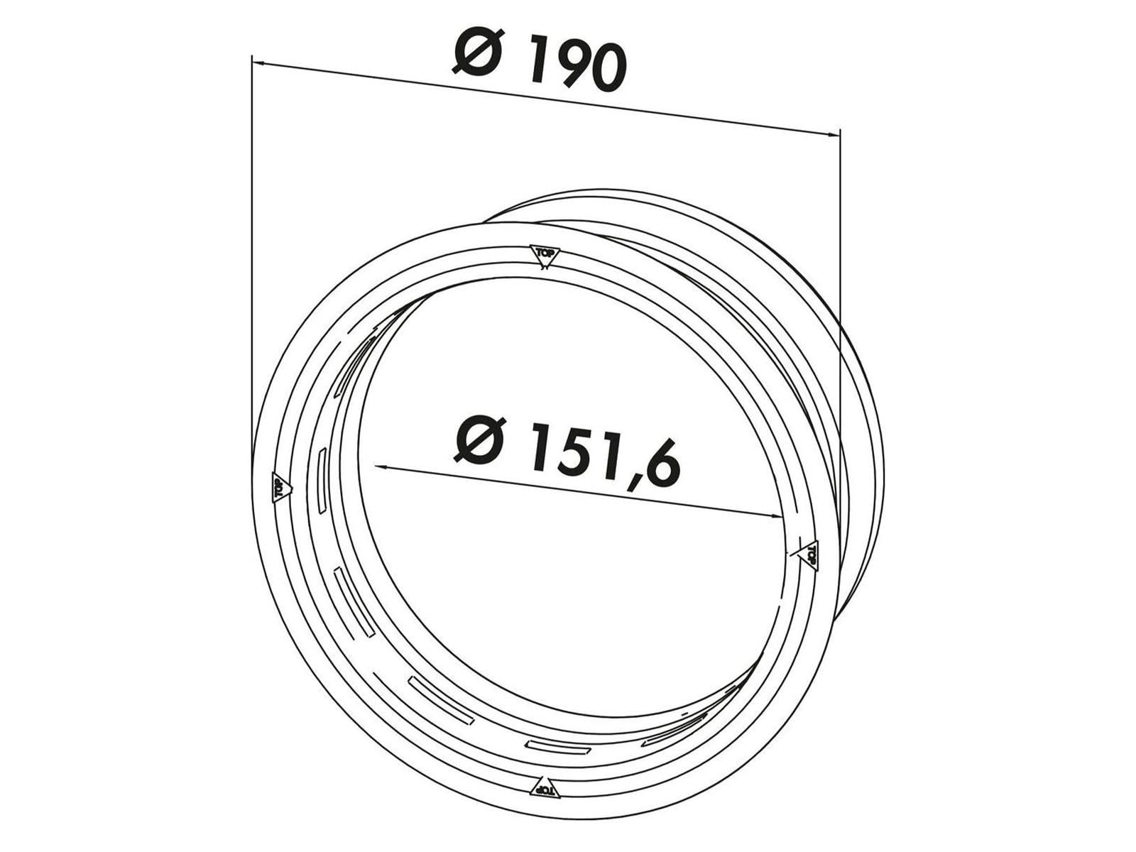 Naber 405.1.066 Compair PRIME flow P-E-Jal Col 150 Mauerkasten inkl. THERMOBOX
