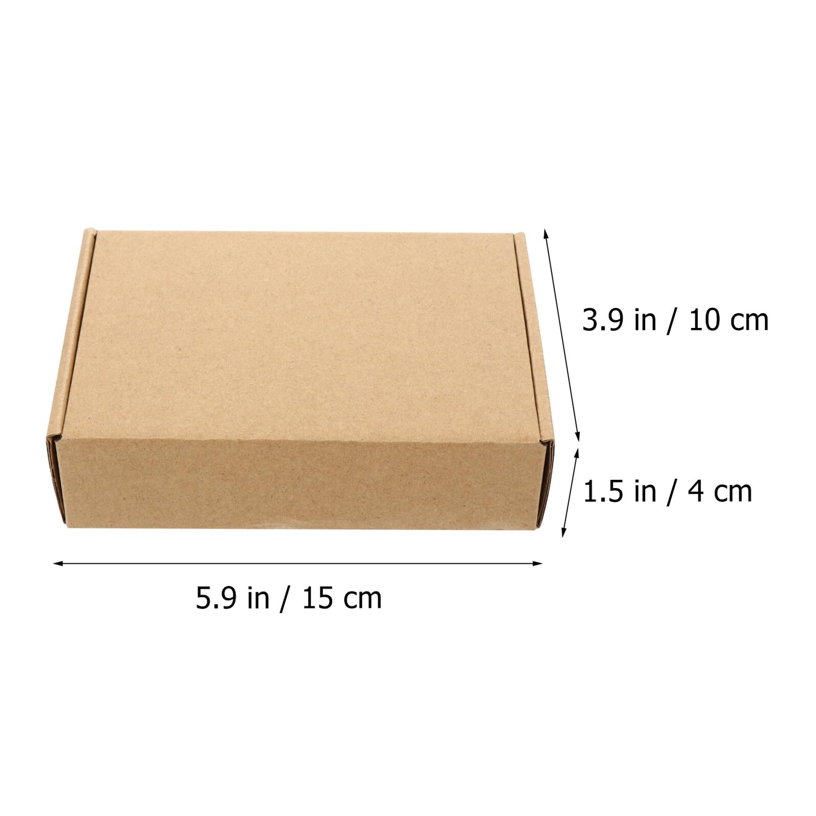 DOITOOL 50 Pezzi Scatole da Spedizione in Cartone Ondulato Beige Pieghevoli, Resistenti Agli Urti e Facili da Formare, per Trasloco e Imballaggio di Piccoli Oggetti e Abbigliamento