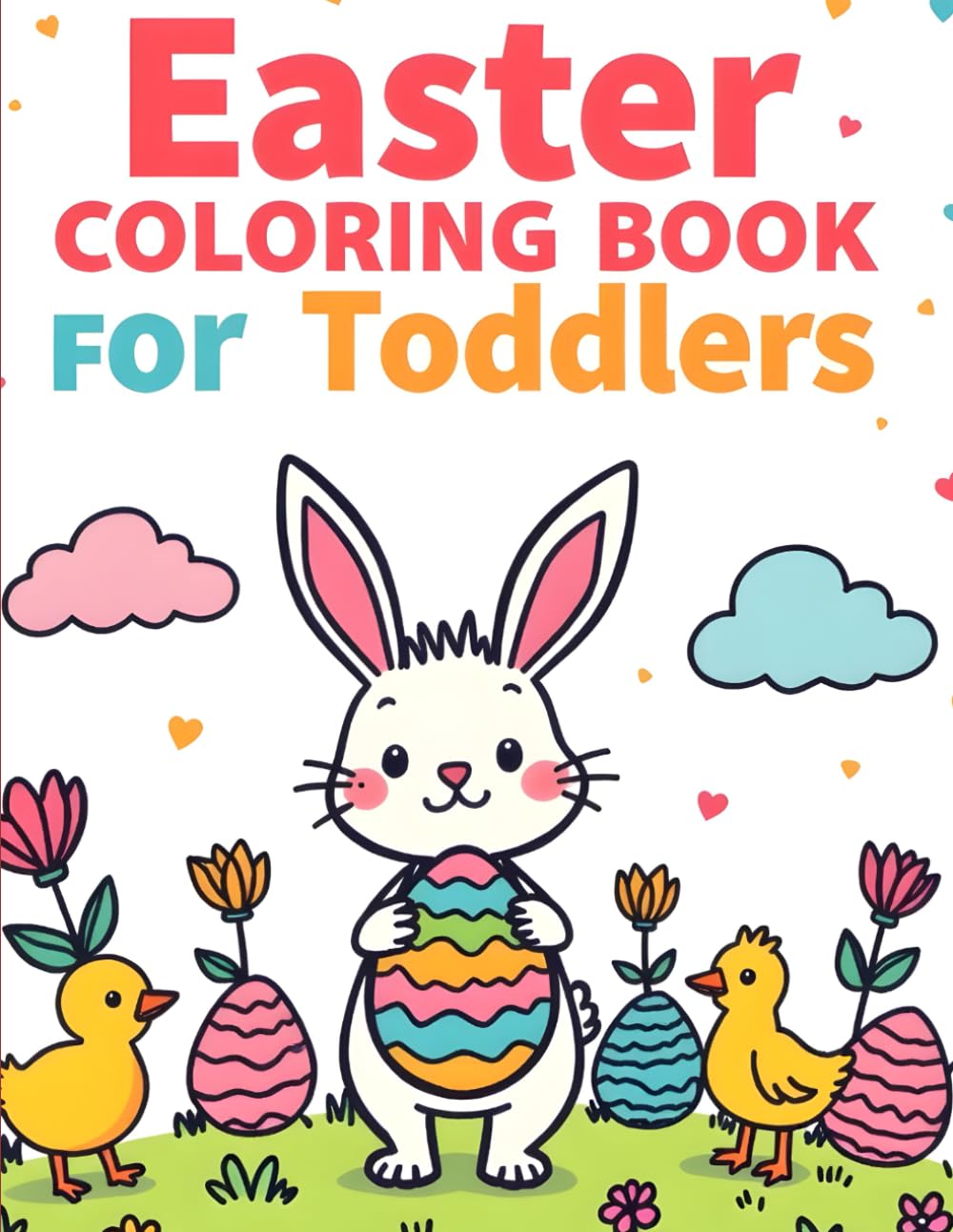 Easter Coloring Book for Toddlers