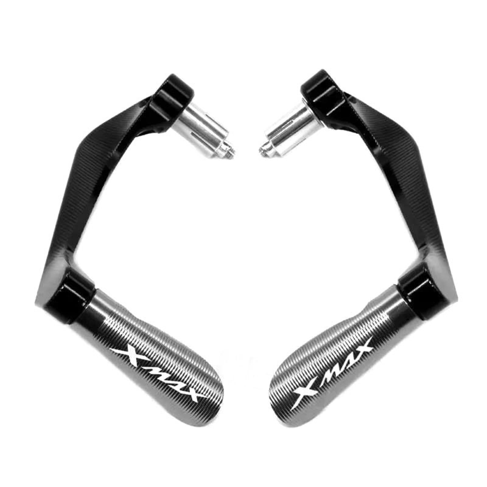 HIZORB Handguards for Y-AMAHA XMAX125, XMAX250, XMAX300, XMAX400Tech Max Motorcycle CNC Aluminum Grip, Protective Brake,Hand Protection Device(Titanium)