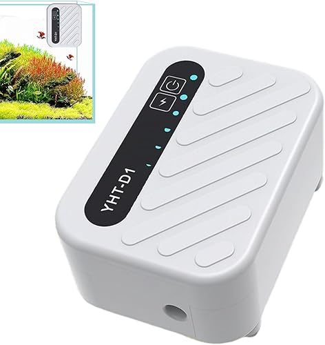 Miniatura 9 de Bomba de aire para tanque de peces, aireador portátil silencioso para acuario, aireador recargable por USB, para estanque hidropónico, tortuga,