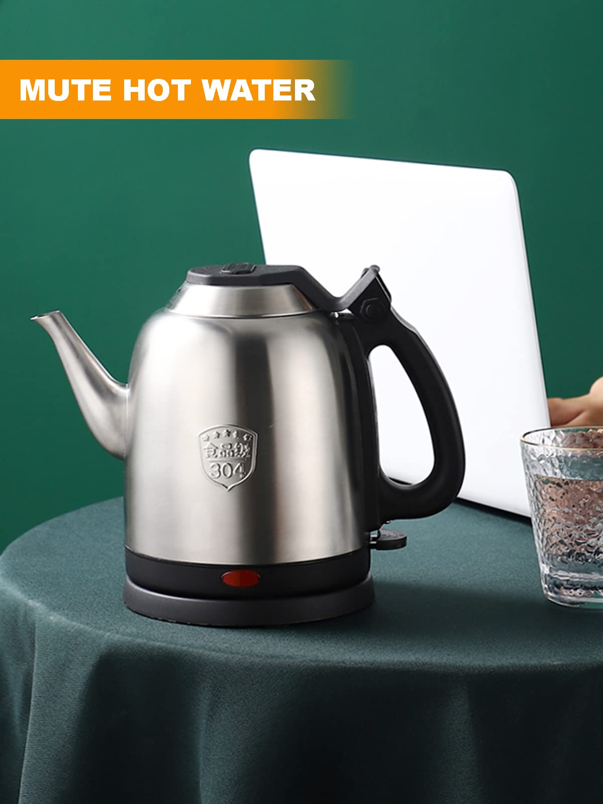 -Czajnik do szybkiego gotowania, czajniczek z szybko gotującą się grzałką w 3 minuty, technologia do kawy, herbaty, napojów, gorąca woda, 1,5 l, Comfortable anniversary