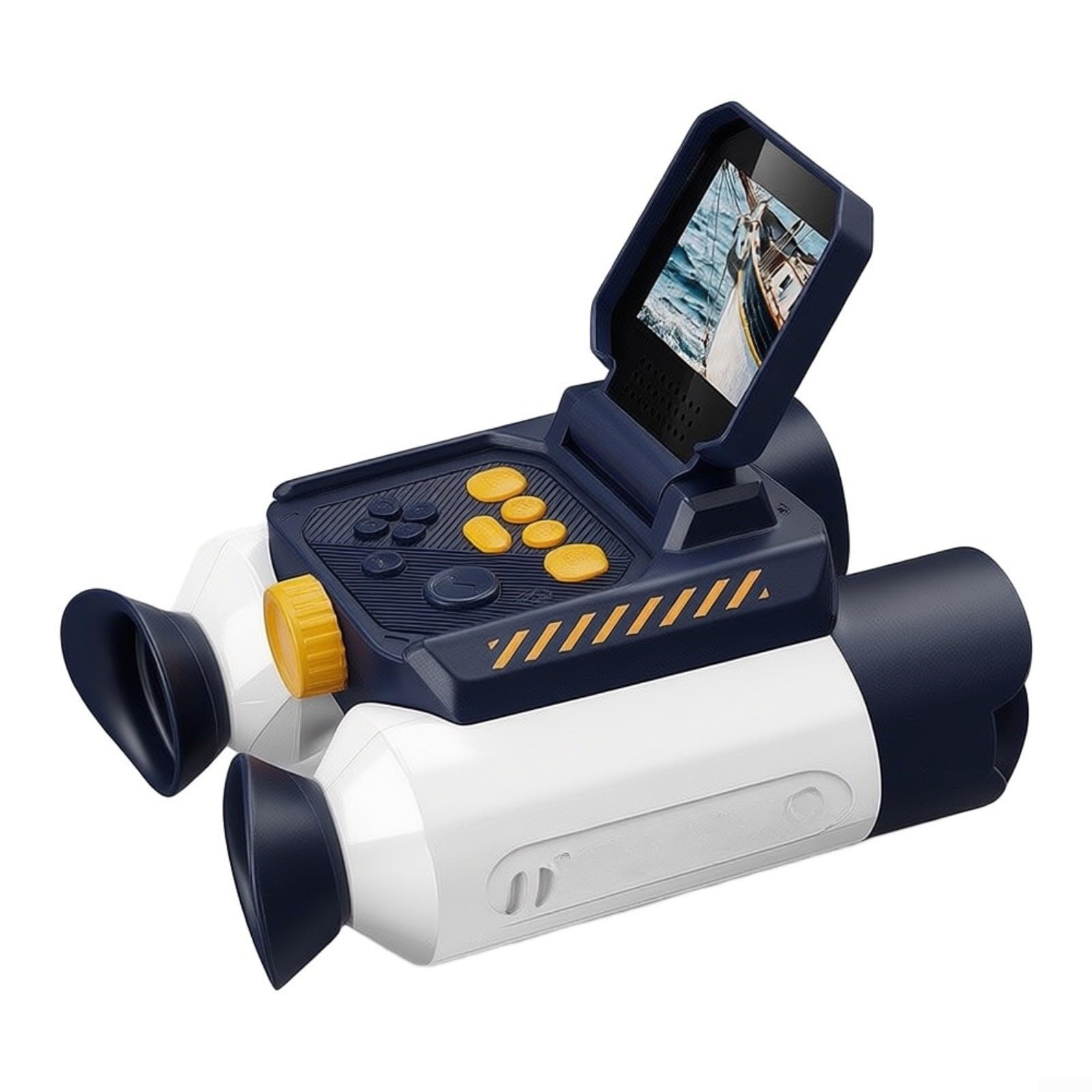Risveglio - Prismáticos digitales con cámara de zoom de 48 MP, pantalla de 2.4 pulgadas para telescopio de visión nocturna para observación de aves, caza, senderismo, viajes, adultos (390 azul)