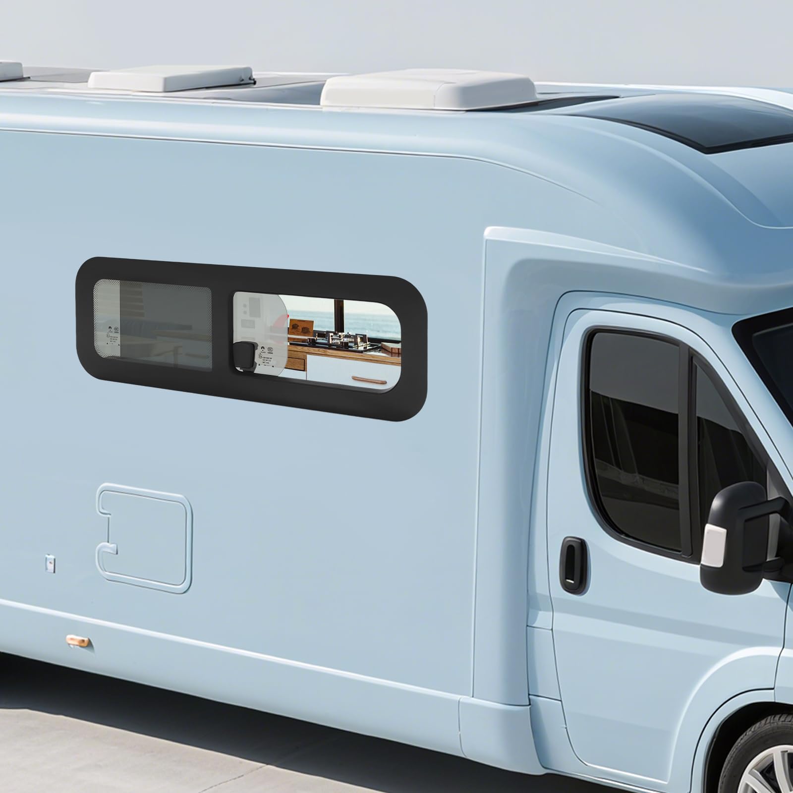 Finestra per camper per per camper, finestra scorrevole orizzontale per camper 800 x 270 mm
