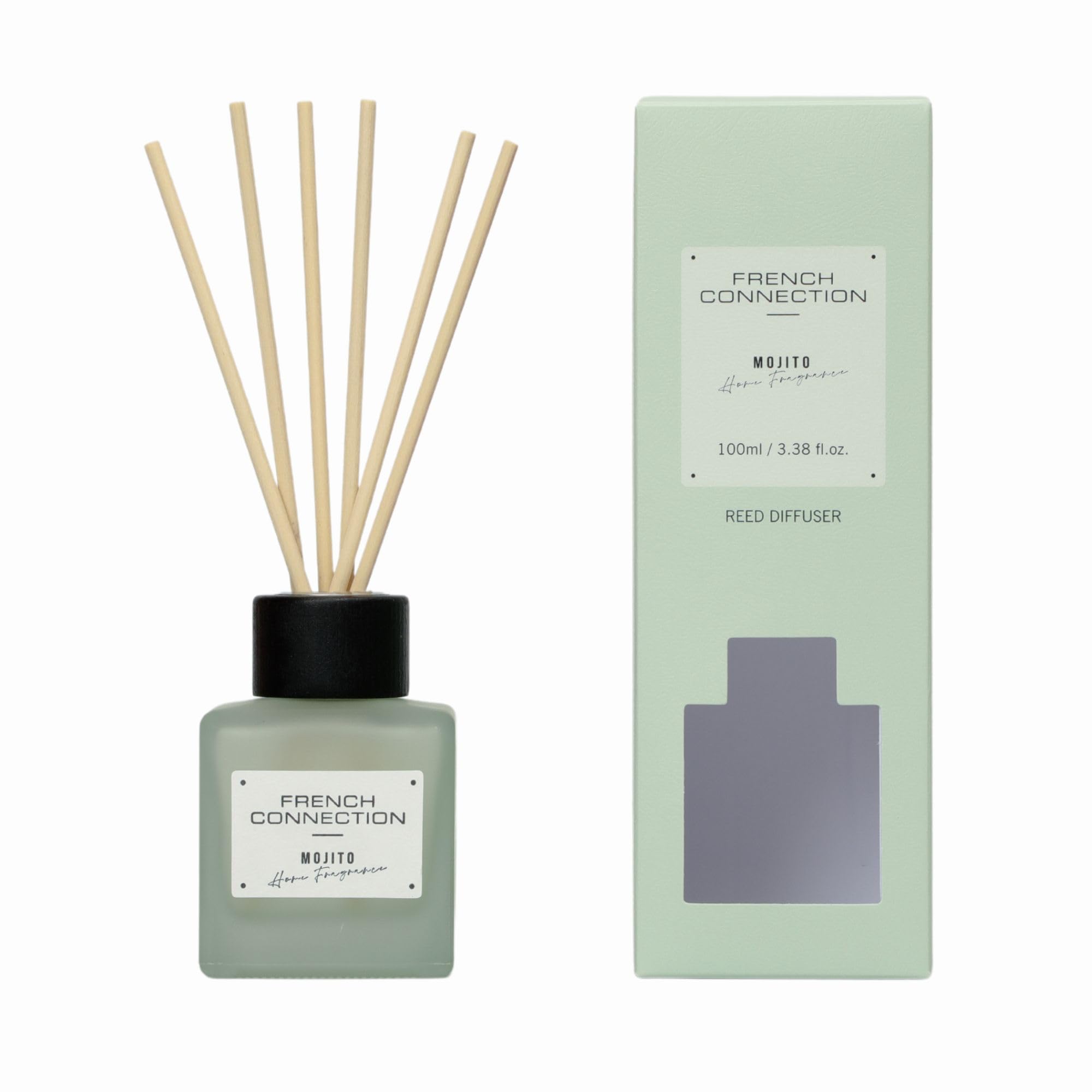 French Connection Reed Diffuser 100ml Mango Mojito Light Green