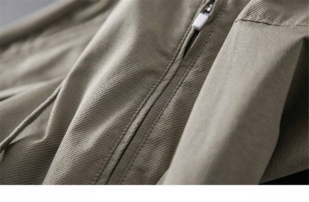 Pantalones Casuales De Hombre Pantalones Casuales Delgados De Verano Pantalones Sueltos con Cordón Recto Medio