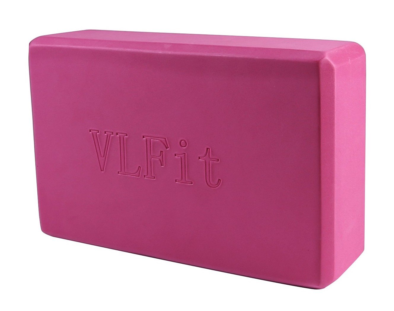 VLFit Lot De 2 Blocs De Yoga Haute Densité En Mousse EVA + Sangle Avec Anneau D, Antidérapant, Lavable, 23x15x7,6 Cm, Pour Débutants