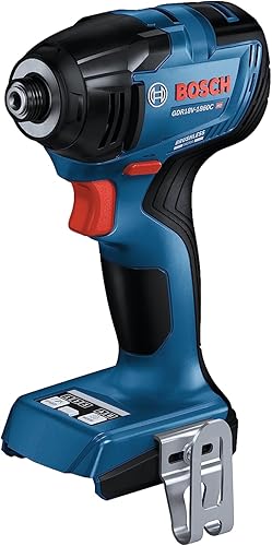 BOSCH GDR18V-1860CN - Destornillador de impacto hexagonal sin escobillas de 1/4 de pulgada (herramienta desnuda)