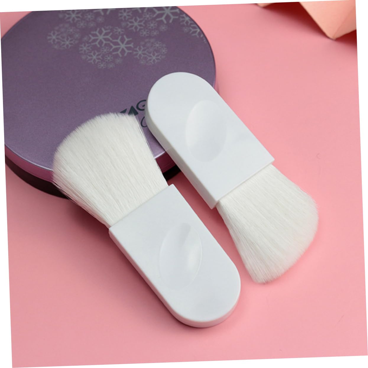 minkissy Set Di 5 Pennelli Per Il Trucco Con Setole Morbide Per Applicare Il Fard Strumento Di Bellezza Compatto Pennello Flessibile Con Impugnatura Per Il Pollice 5 Pezzi*5