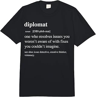 Diplomat Funny Definition Diplomacy Diplomatist Retirement Comfort Colors Adult Heavyweight T-Shirt