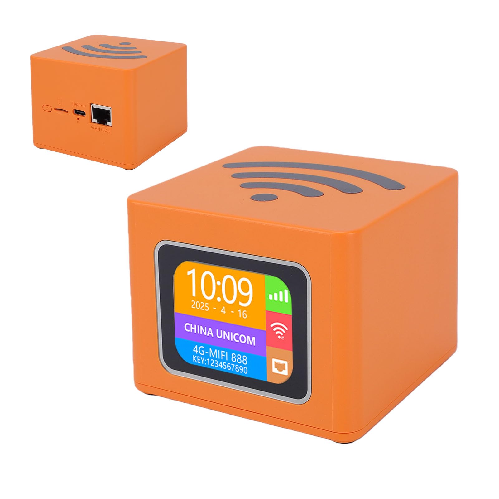 Kompakter 4G-LTE-WLAN-Router mit Langer Akkulaufzeit, Unterstützt 32 Geräte für Reisen und den Einsatz Im Freien