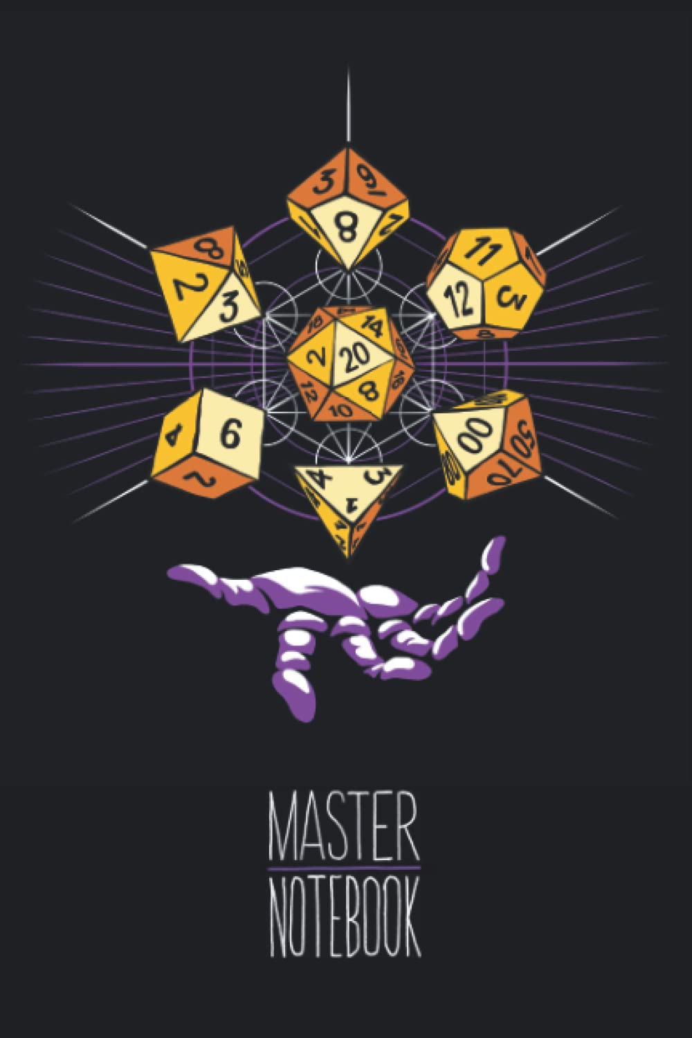Notizbuch Game Master: Notebook, RPG, Rollenspiel, Role Play, Dice, Würfel, Dungeon Master, Spielführer, Gamers, Adventure, Skizzenbuch, Journal, ca. DIN A5, 120 Seiten Paperback – 5 April 2022