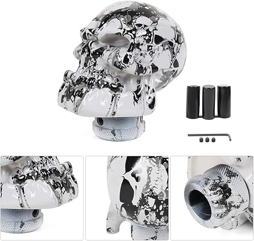 Miniatura 2 de muge racing Pomo de palanca de cambios para la mayoría de automóviles manuales automáticos, camiones, SUV, color negro