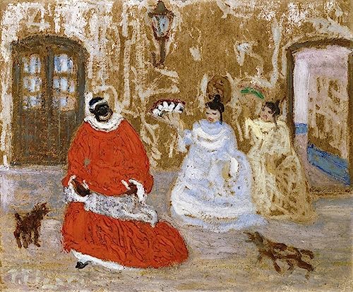 Tableau vintage Pedro Figari poster art mural 60x90cm pour déco salon