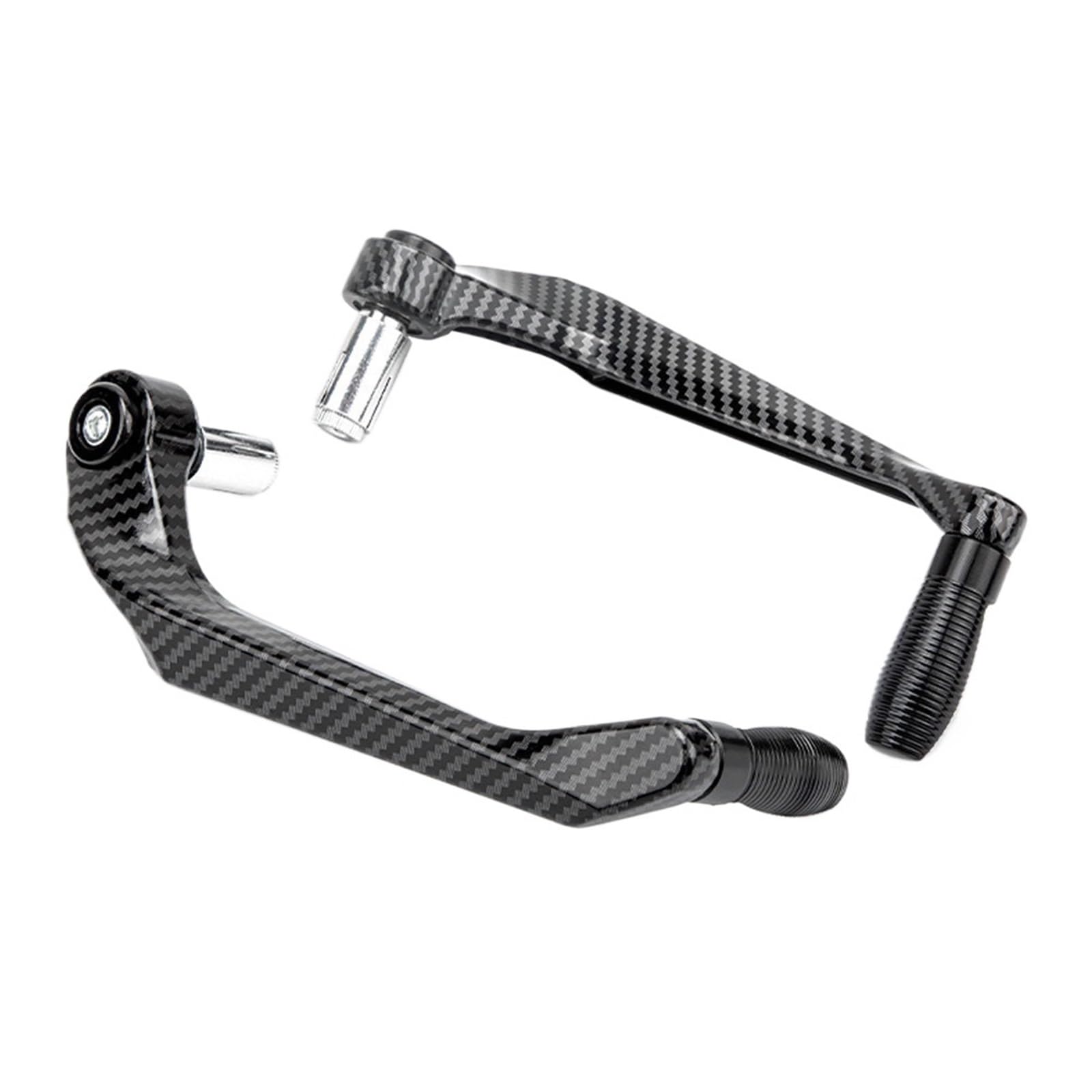 AGSBCRTI Motorcycle Brake Protector Motorcycle CNC Aluminum Handlebar Brake Clutch Lever Handguard Shield and Protector Gear Motorcycle Handlebar Protector(Black)