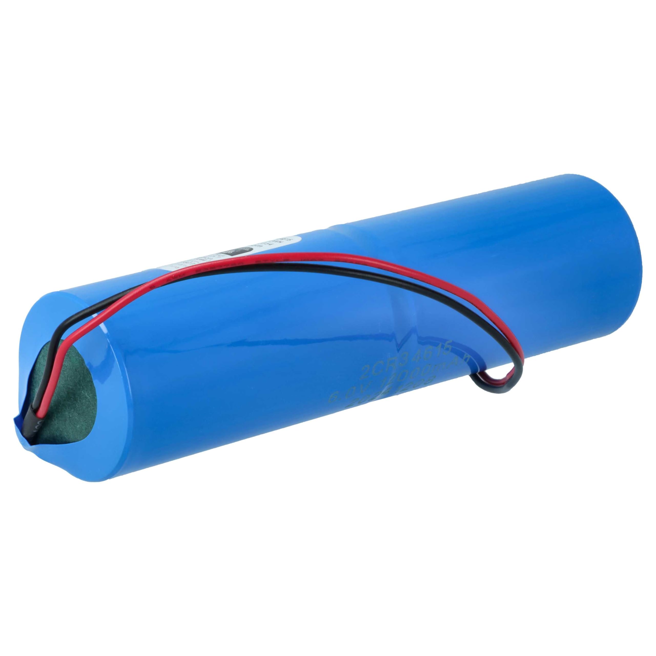 vhbw 2X Batterie kompatibel mit Jablotron JA-180A | JA-80A Alarmanlage, Alarmsystem (12000 mAh, 6 V, Li-MnO2)